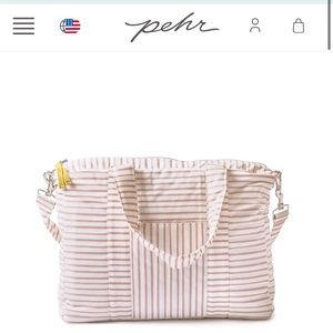 Never used Pehr diaper bag.